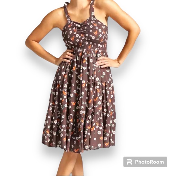 Disney The Fox and the Hound Floral Character Allover Print Tank Dress - Picture 1 of 8